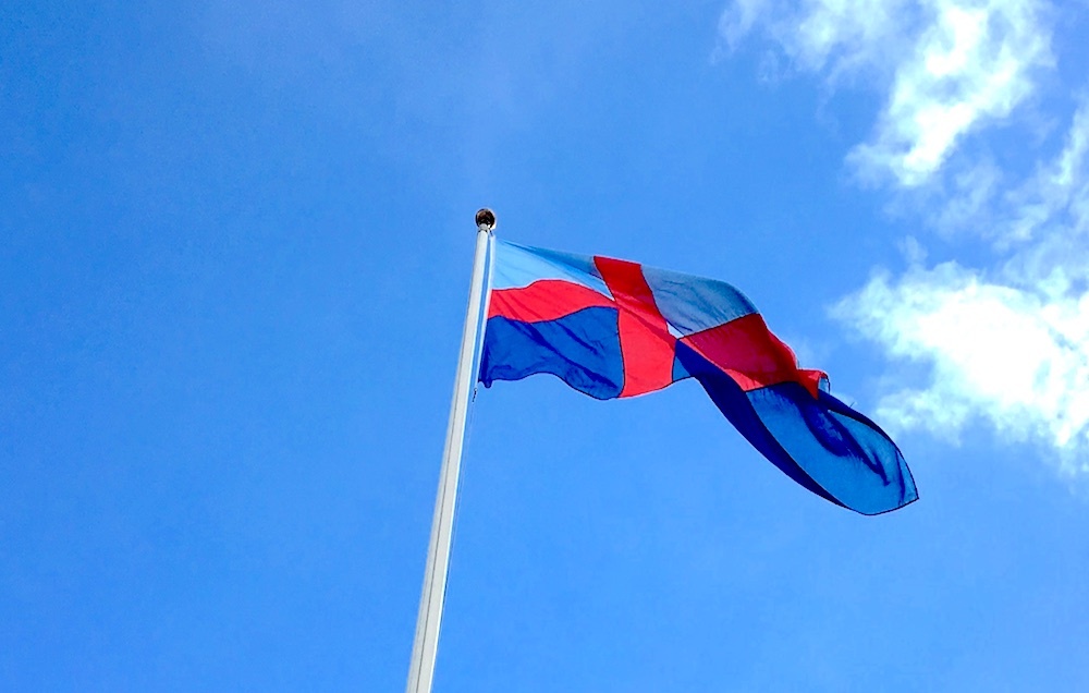Bohusl�n Flag in flagpole